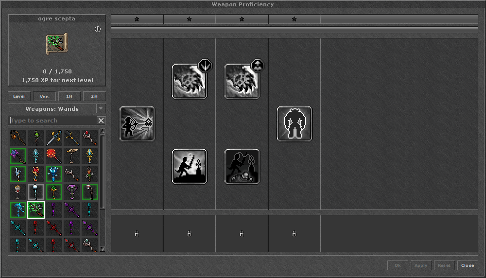 Weapon Proficiency Druid