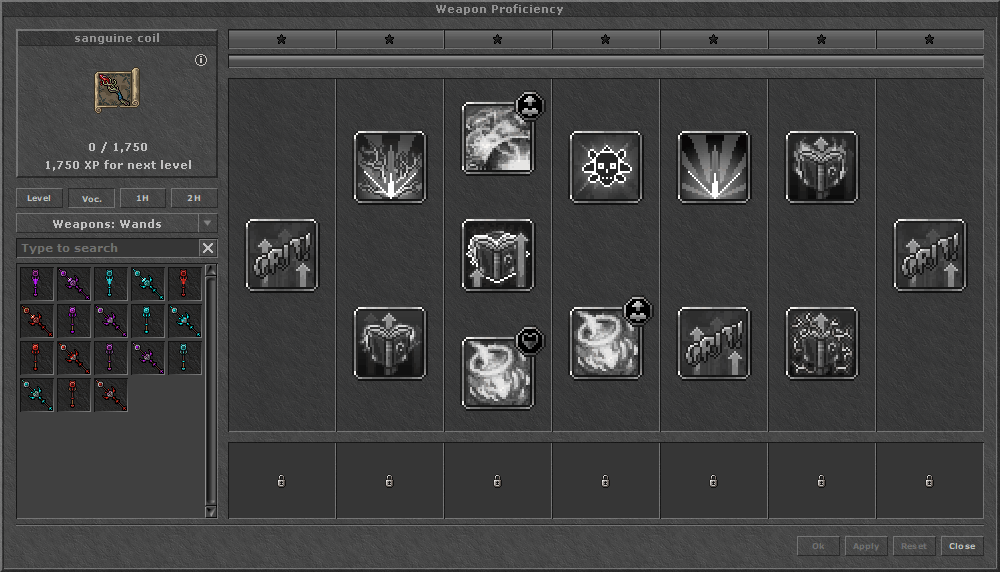 Weapon Proficiency Sanguines