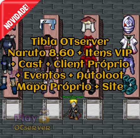 Play OTserver - Crie seu OTserver de Tibia - Várias Versões