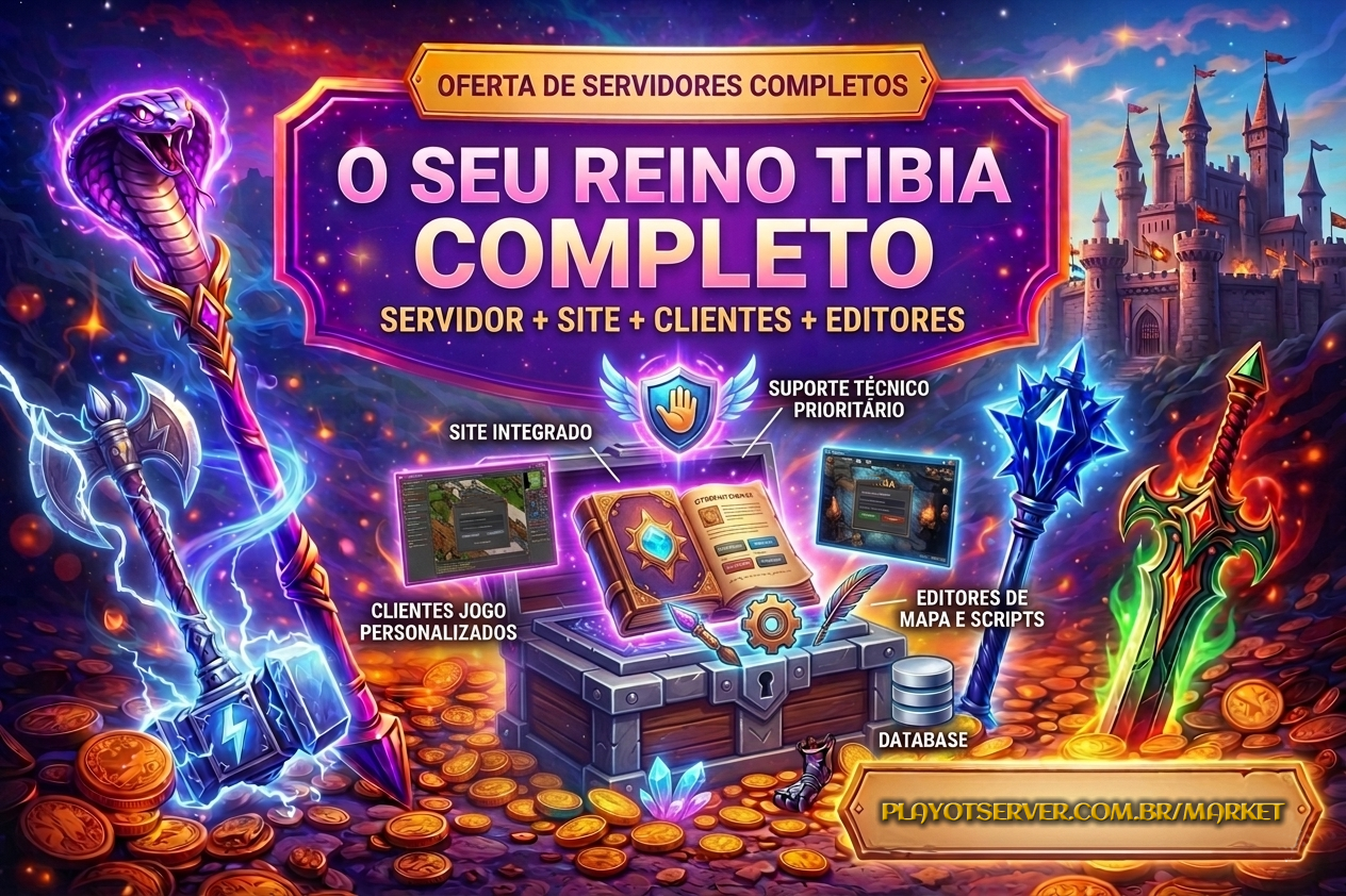 Seu OTServer Pronto para Lucrar