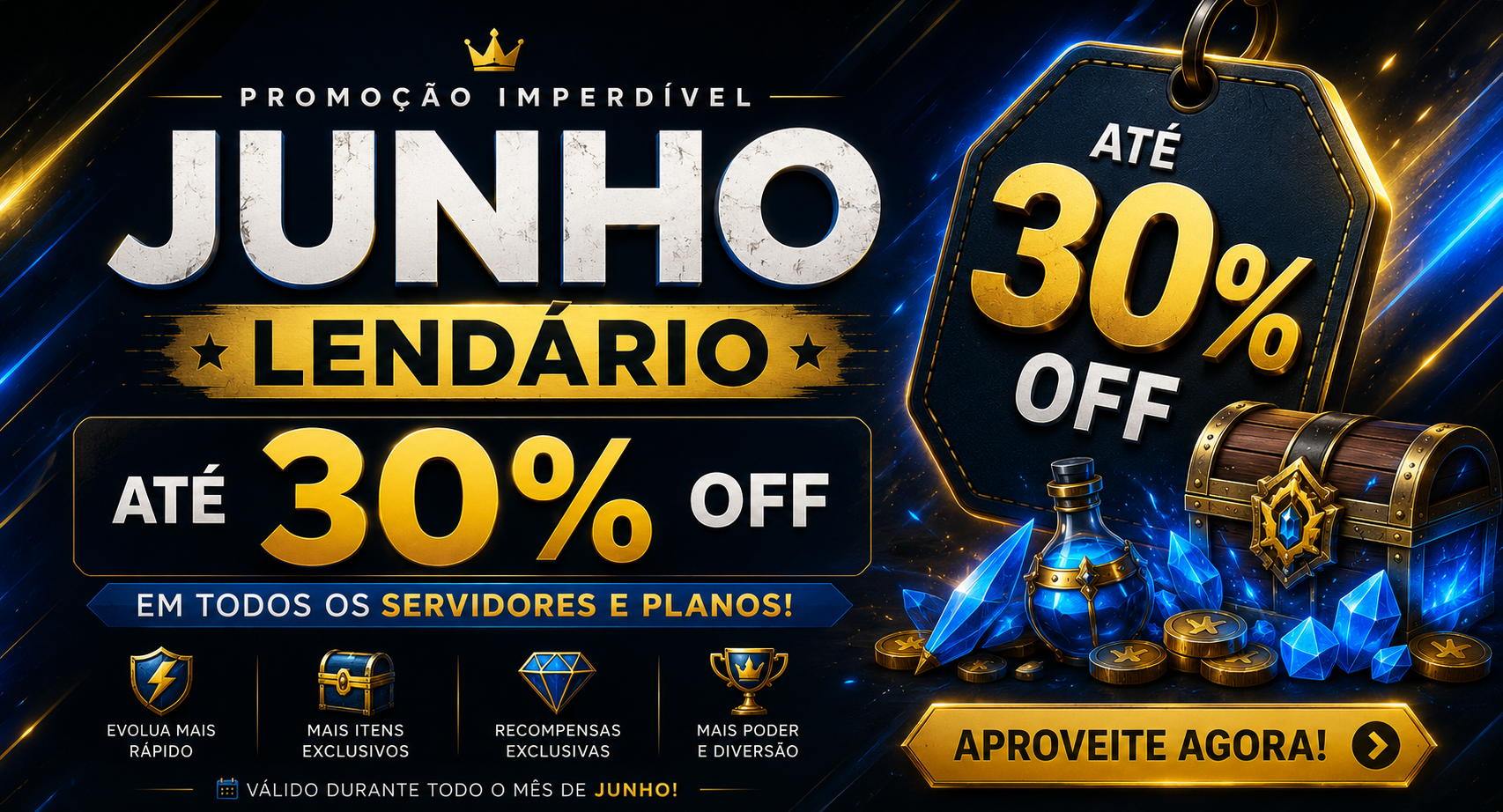 🏰 Transforme sua ideia em um servidor lendário