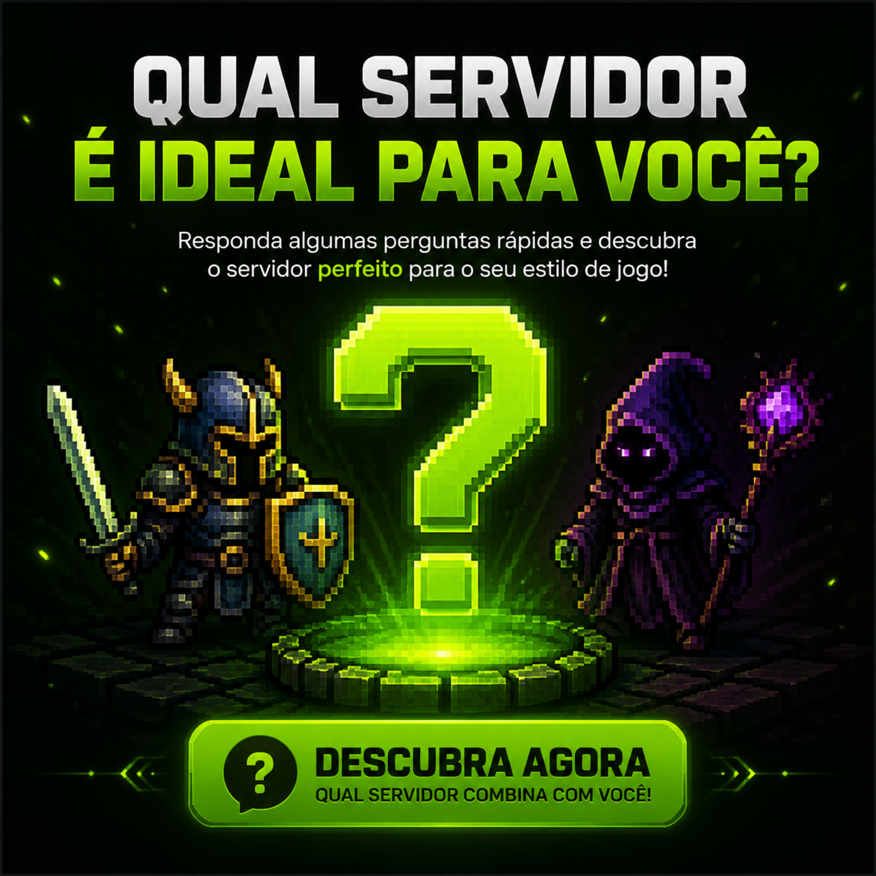 Qual servidor escolher